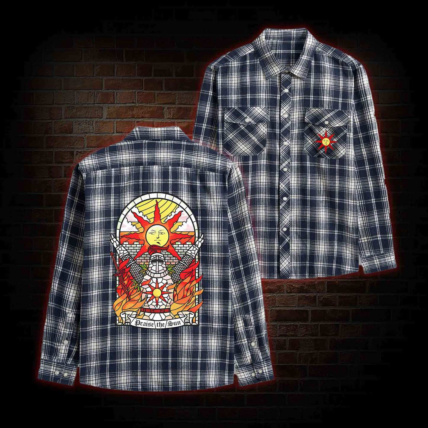 Praise the Sun Unisex Flannel Shirt