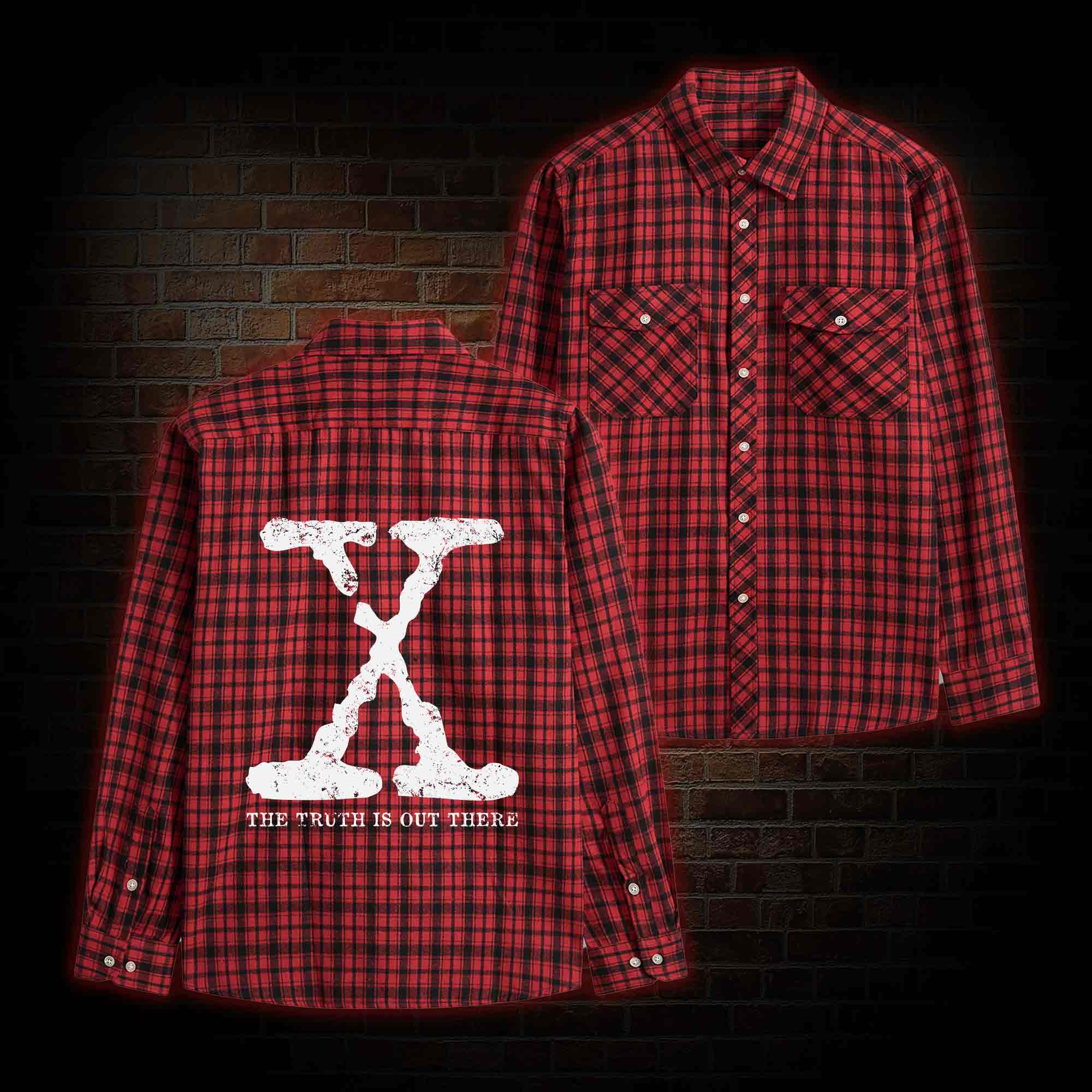 The Truth is Out There Retro Unisex Flannel Shirt