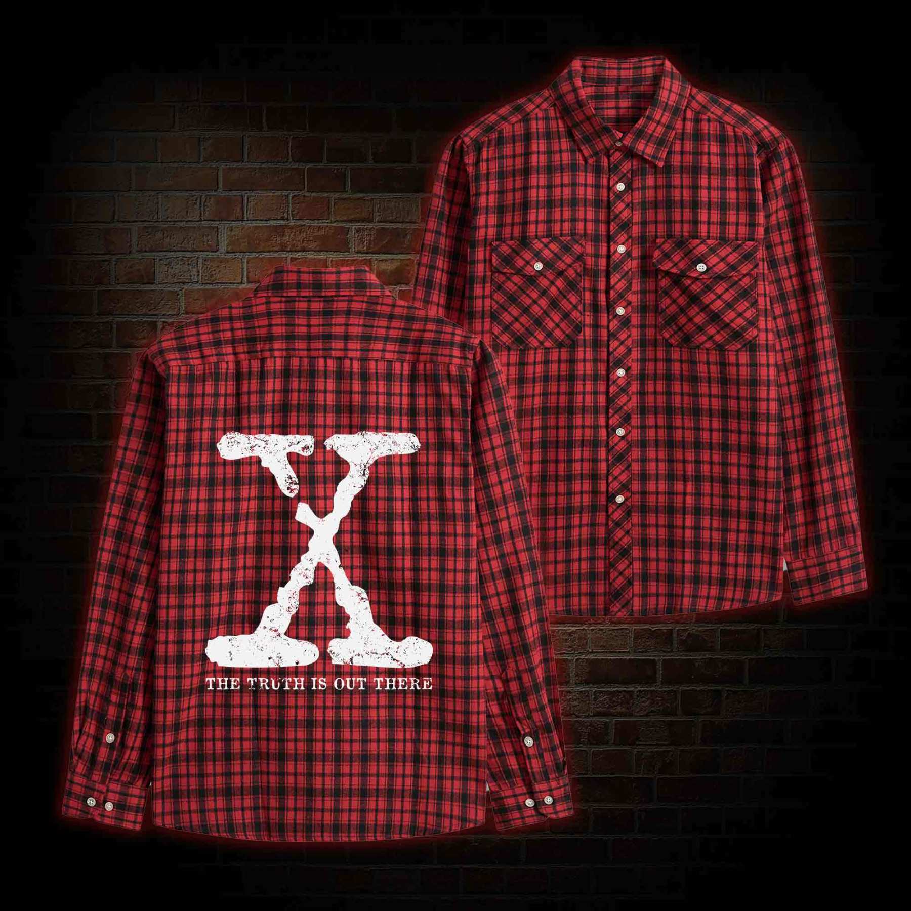 The Truth is Out There Retro Unisex Flannel Shirt