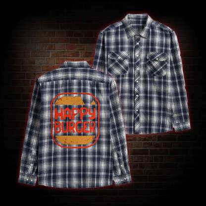 Burger Unisex Flannel Shirt