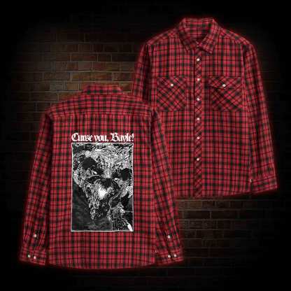 Curse You Bayle! Flannel Shirt