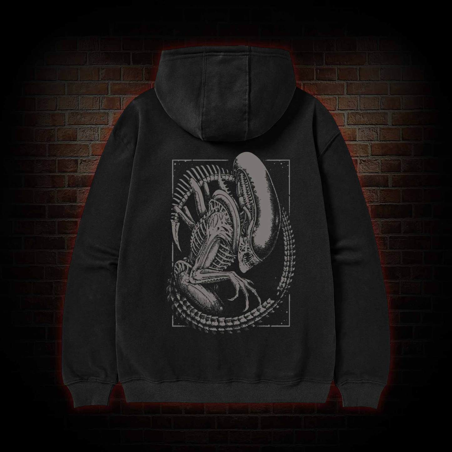 Alien Vintage Zipper Hoodie
