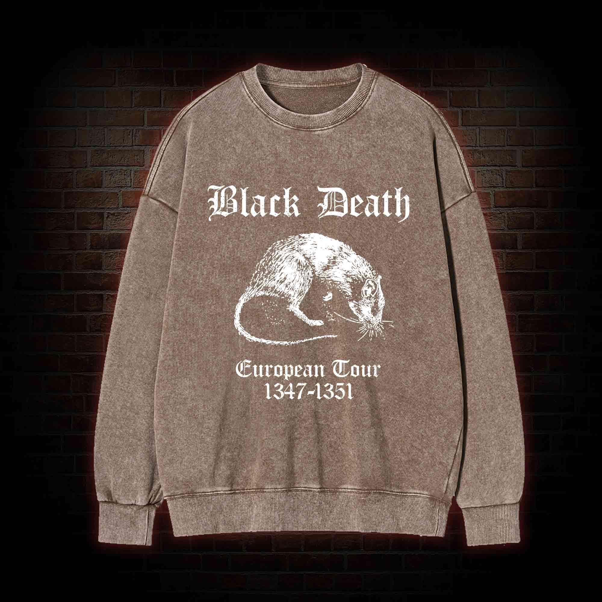 Black Death Washed Sweatshirt