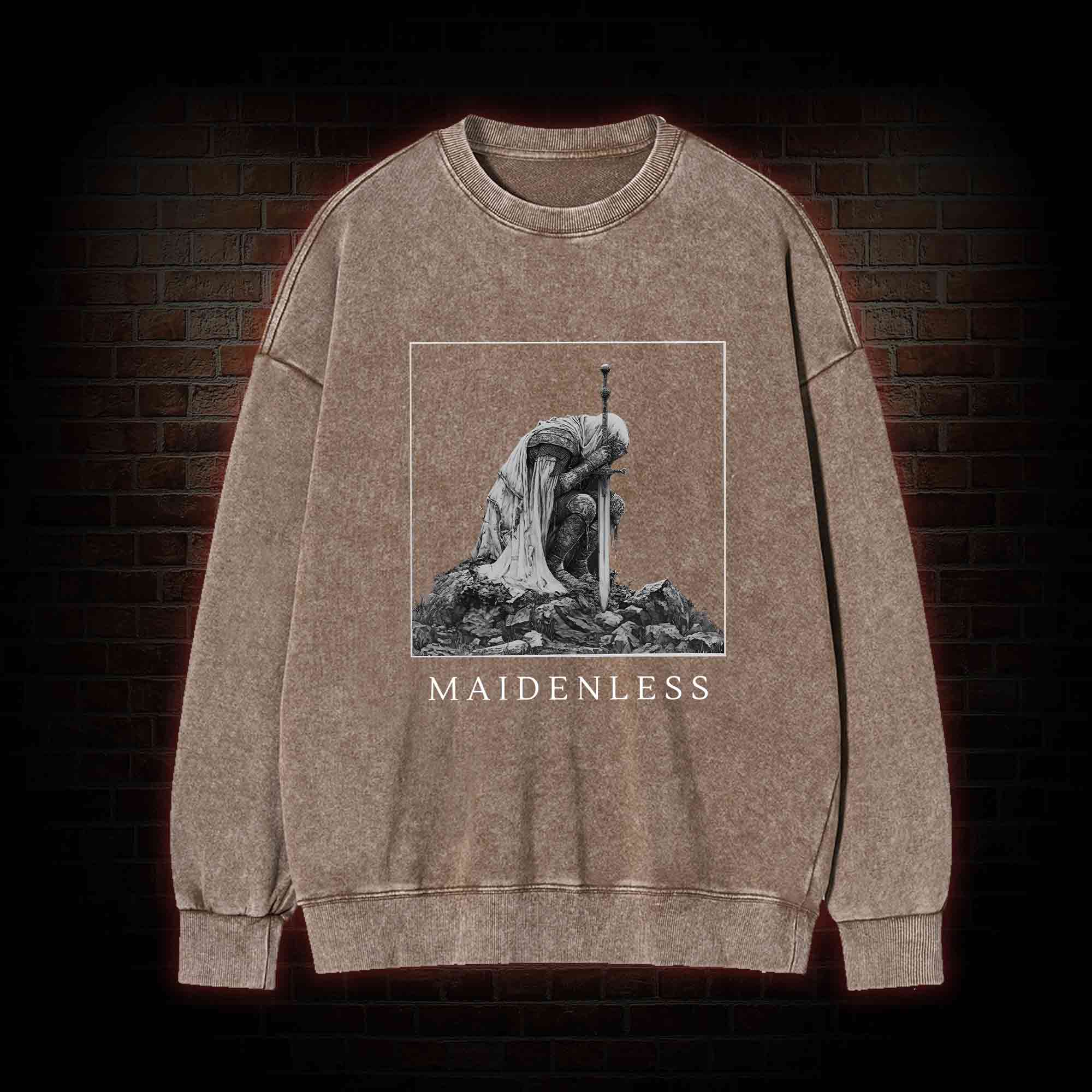 Maidenless Washed Sweatshirt