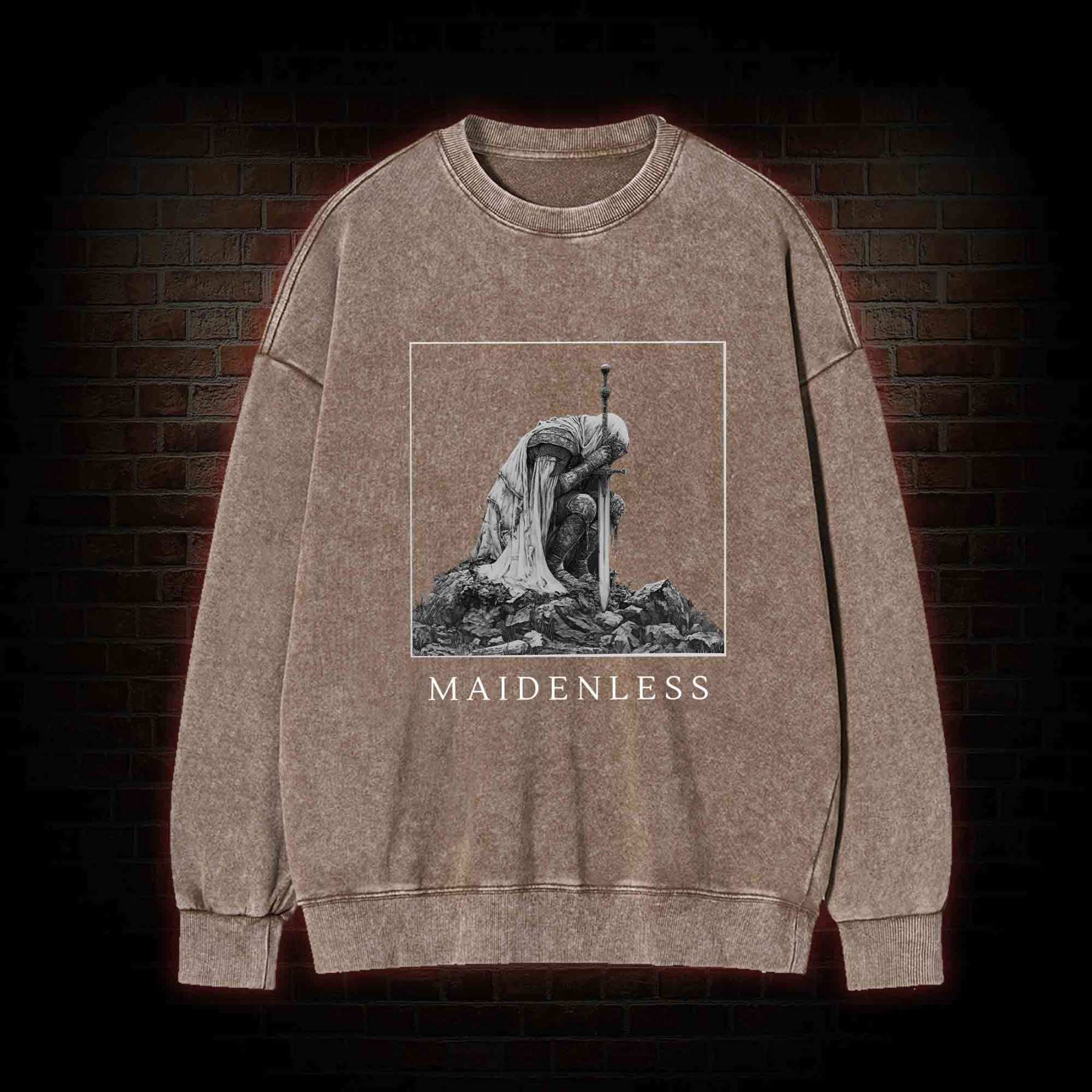 Maidenless Washed Sweatshirt