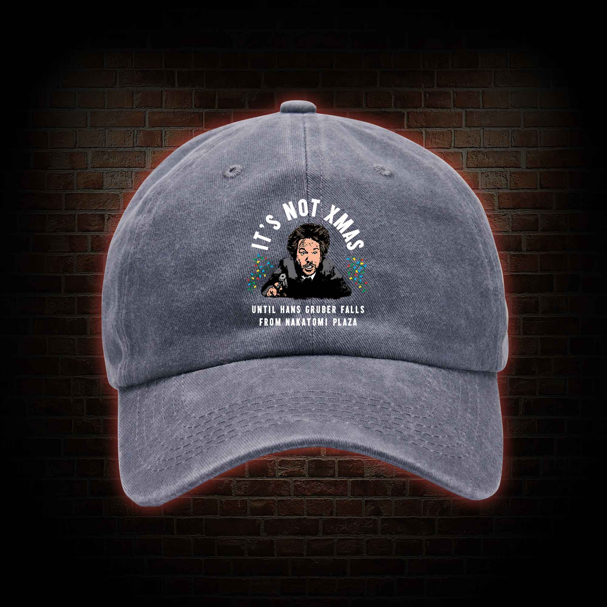 It's Not Xmas Washed Vintage Baseball Cap