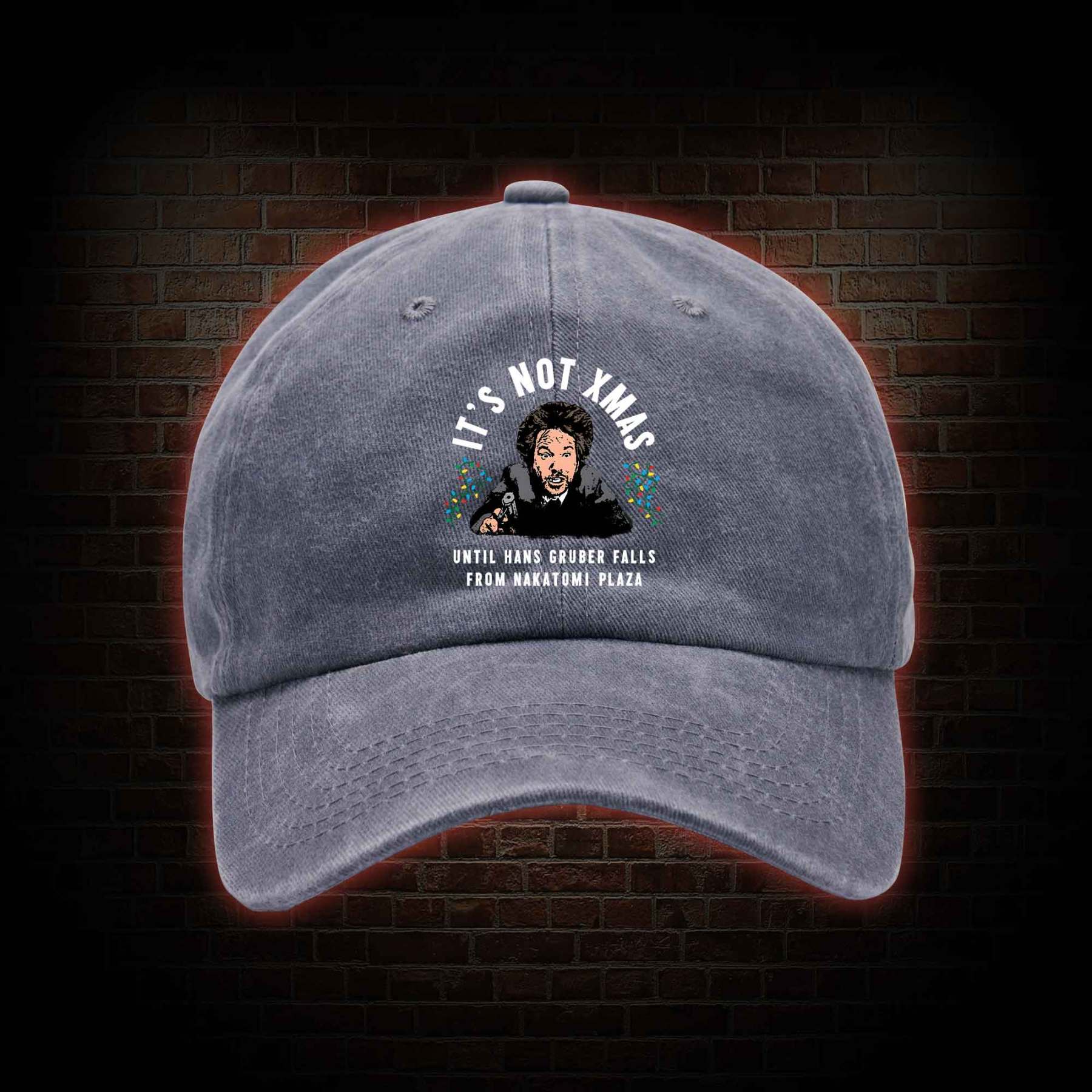 It's Not Xmas Washed Vintage Baseball Cap