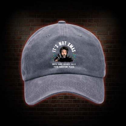 It's Not Xmas Washed Vintage Baseball Cap