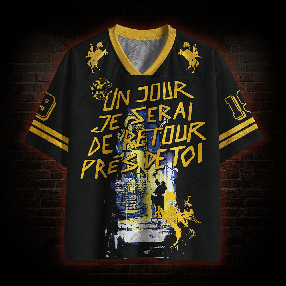 Un Jour Je Serai De Retour Près De Toi Mesh Jersey