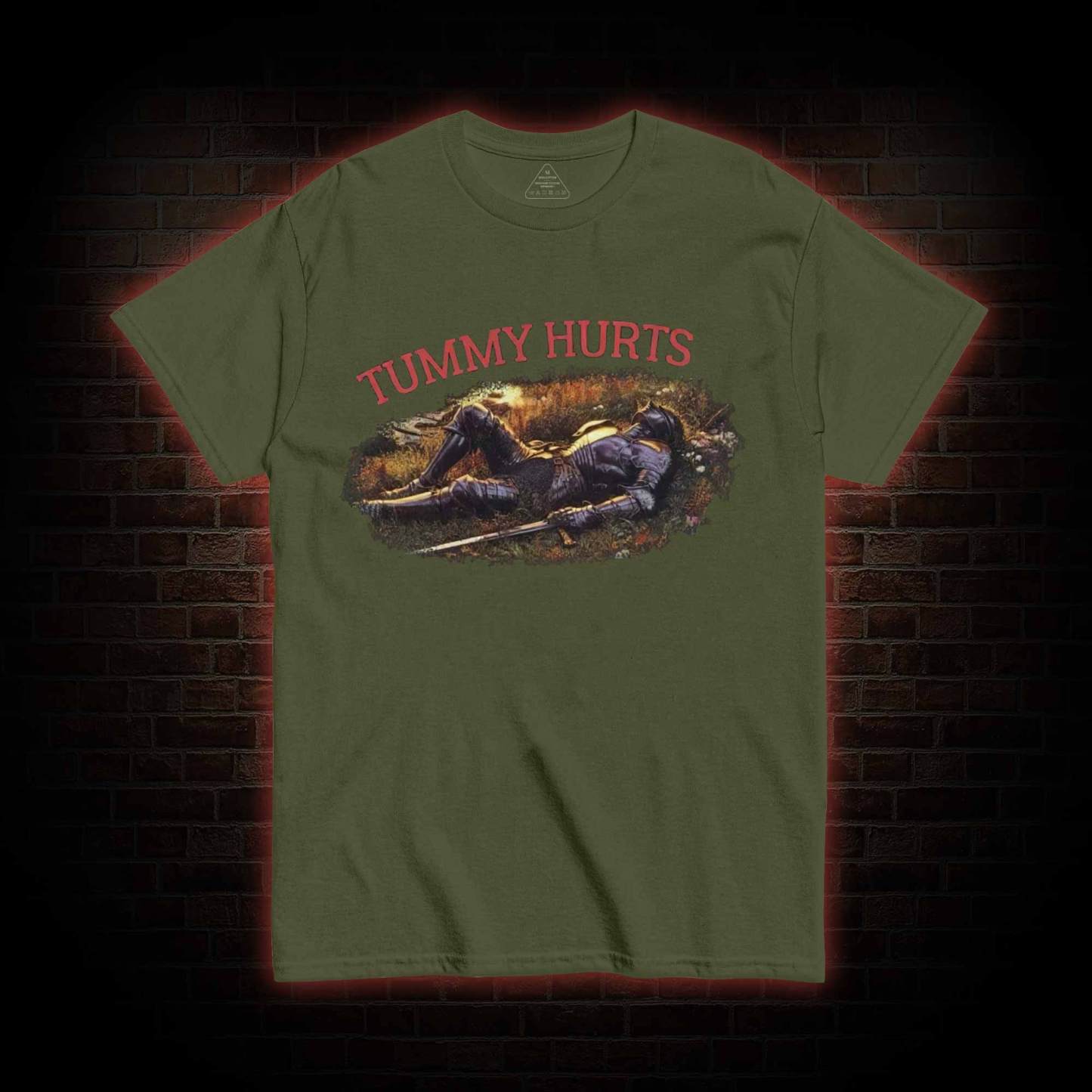Tummy Hurts Knight T-shirt