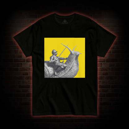 Vintage Snail Knight T-shirt