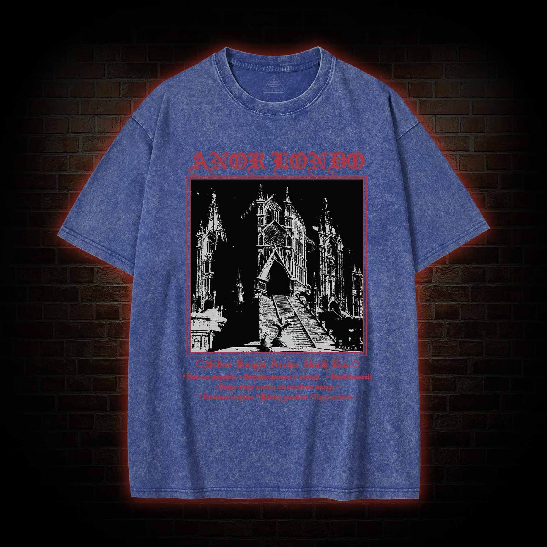 Retro Abandoned Lost City Washed T-shirt