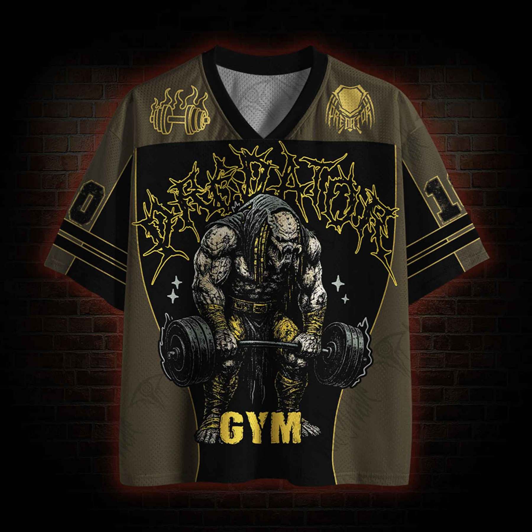 Alien Hunter Gym Mesh Jersey