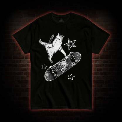 Skateboard Cat T-shirt