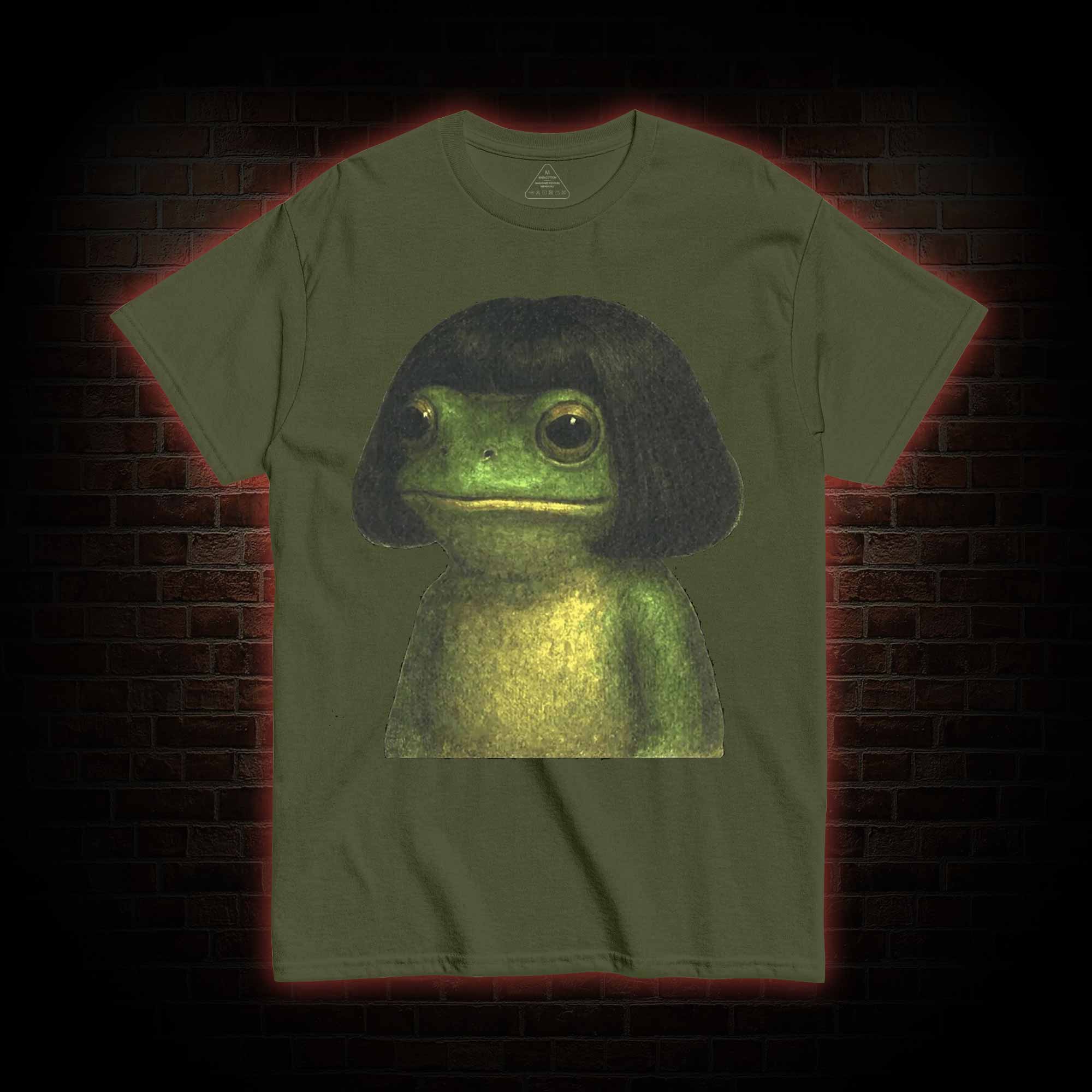 Frog With Bob Haircut T-shirt