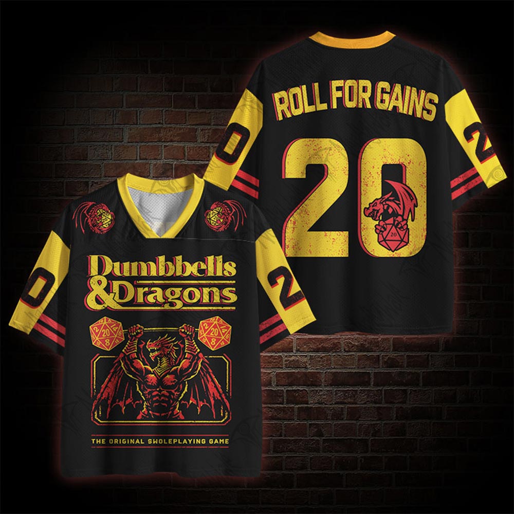 Deadlifts&Dragons Mesh Jersey