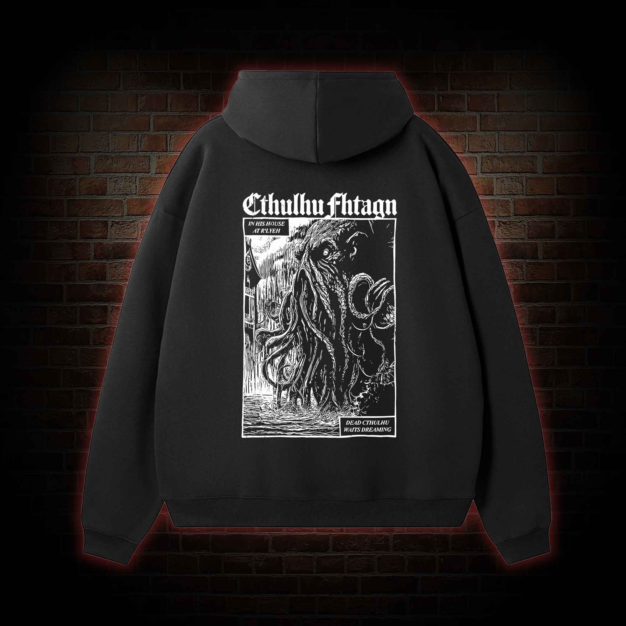 Cthulhu Fhtagn Fleece Hoodie Set
