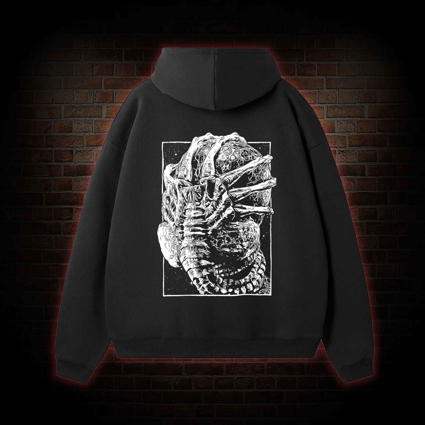 Alien Delivery Guy Fleece Hoodie Set