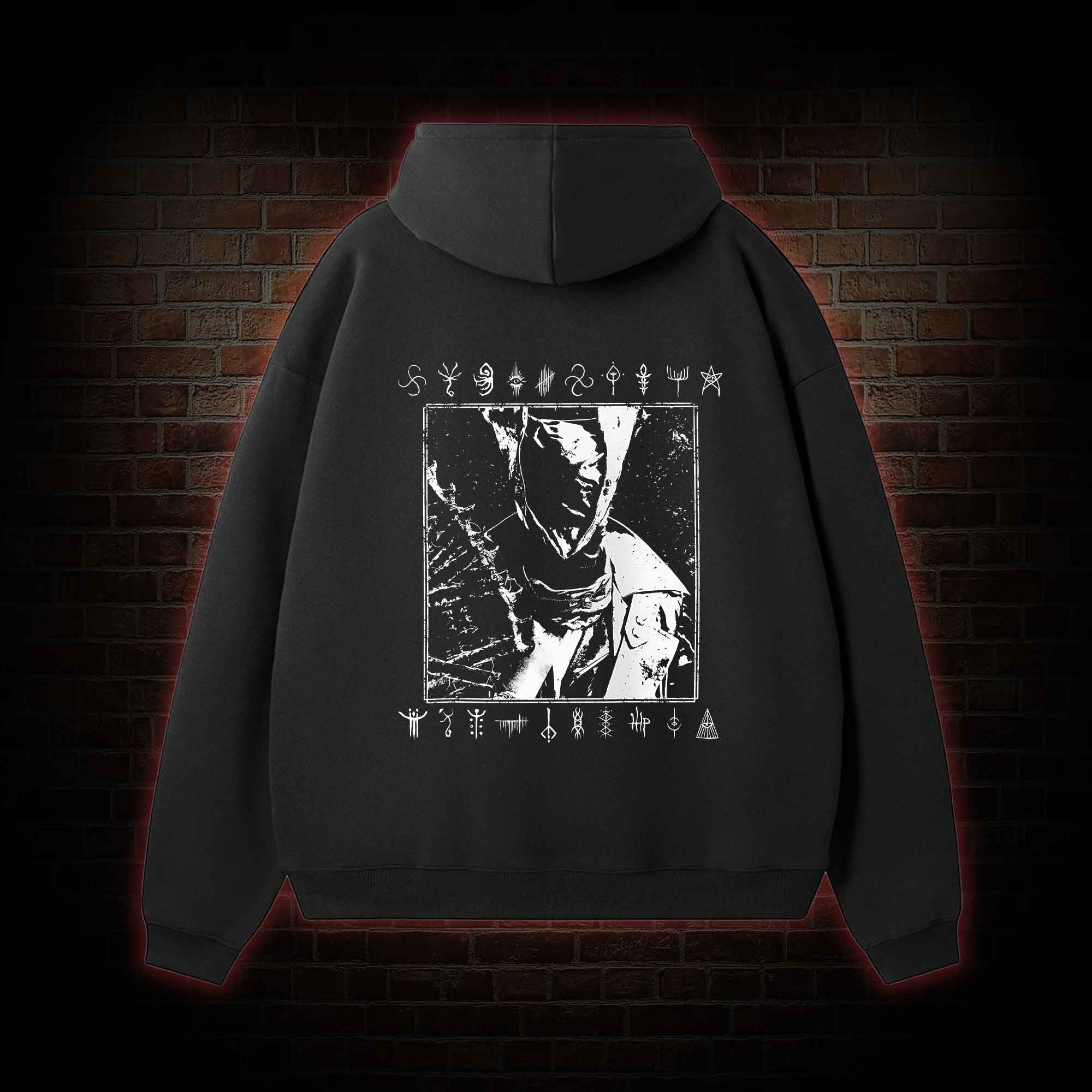 Blood Hunter Vintage Fleece Hoodie Set