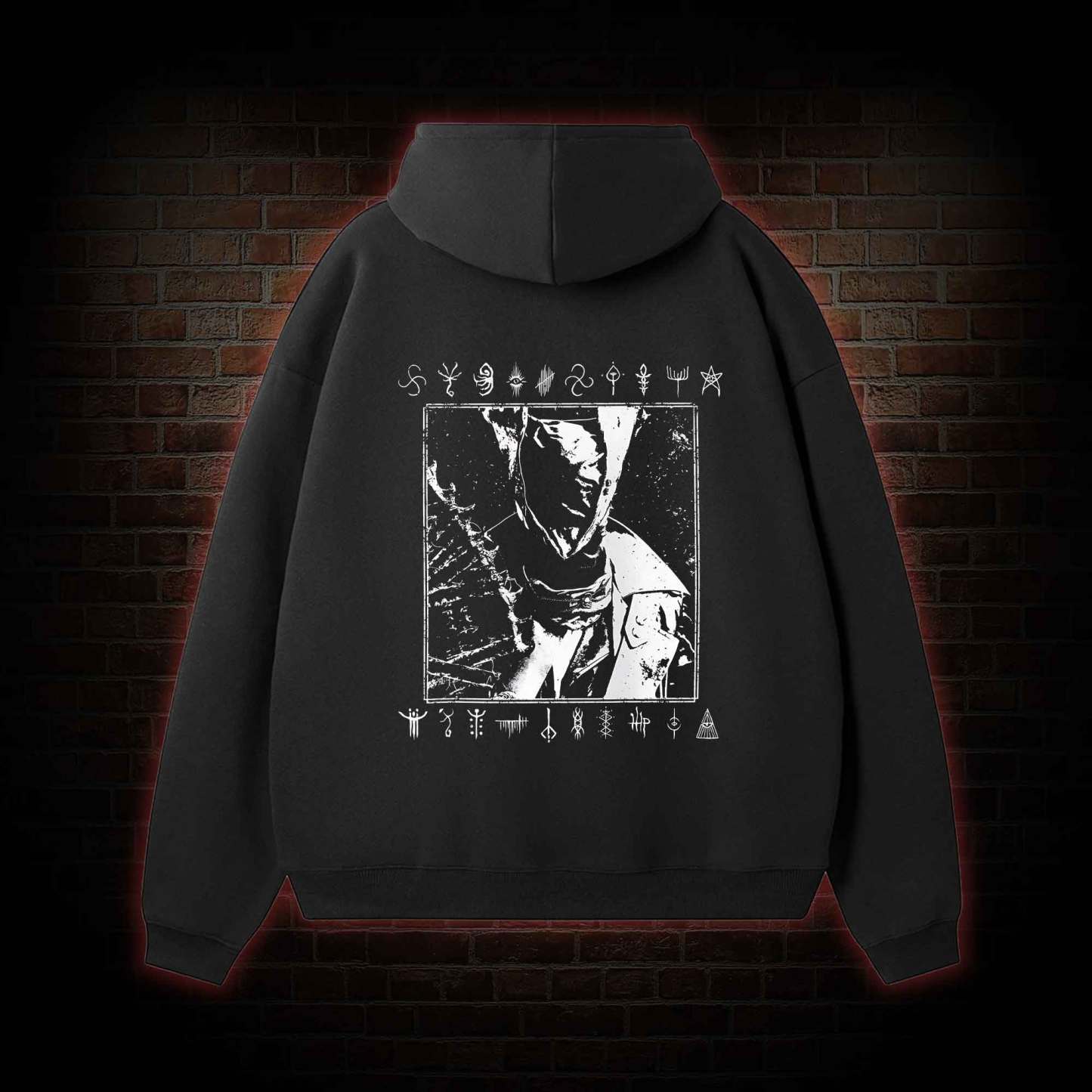 Blood Hunter Vintage Fleece Hoodie Set