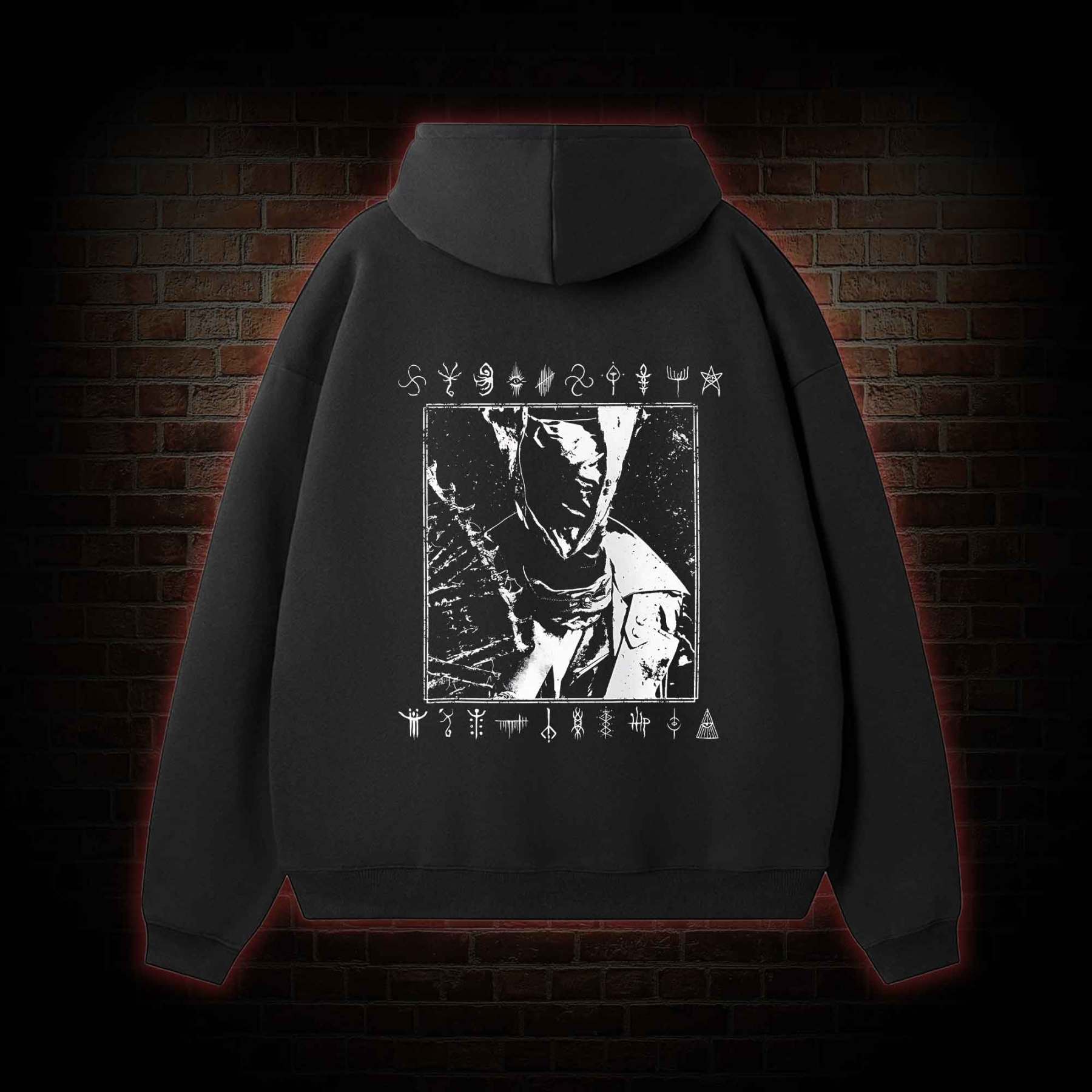 Blood Hunter Vintage Fleece Hoodie Set