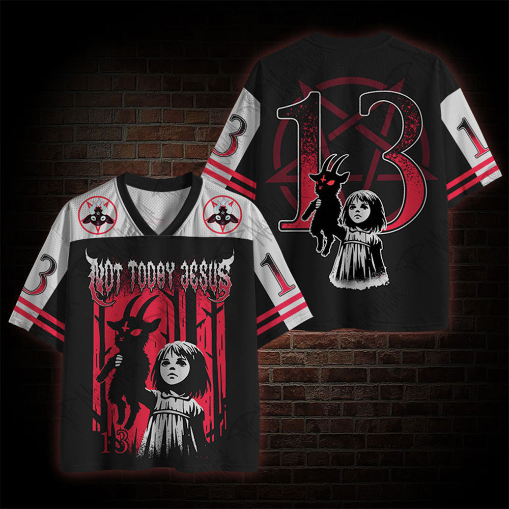 Not Today Jesus Mesh Jersey