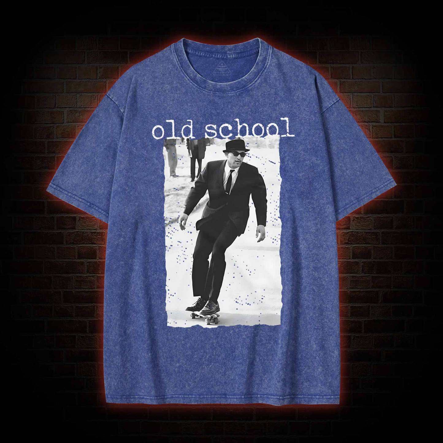 Old School Skateboarding Washed T-shirt