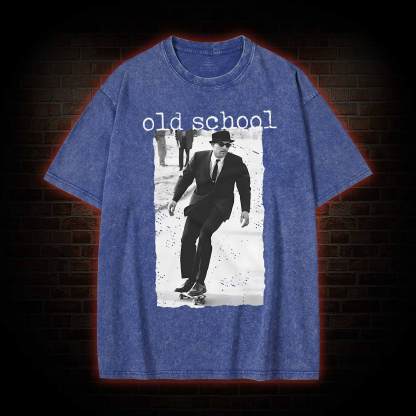 Old School Skateboarding Washed T-shirt