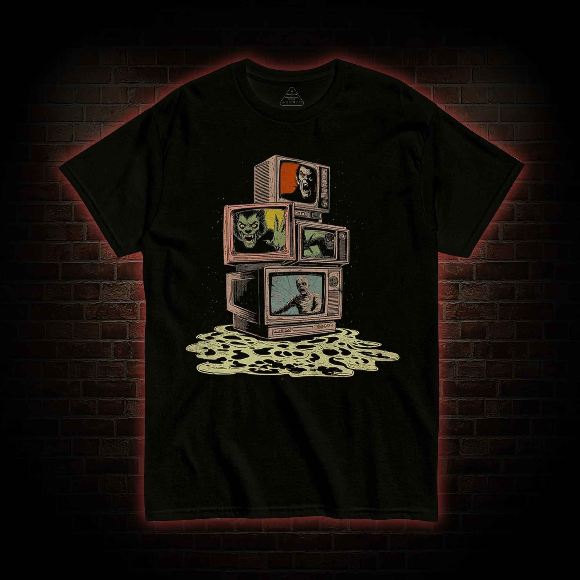 Vintage Monster Movie Marathon T-shirt