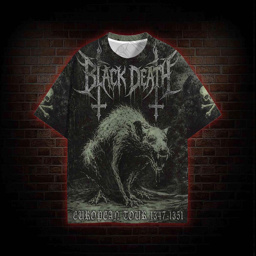 Black Death Graphic T-shirt