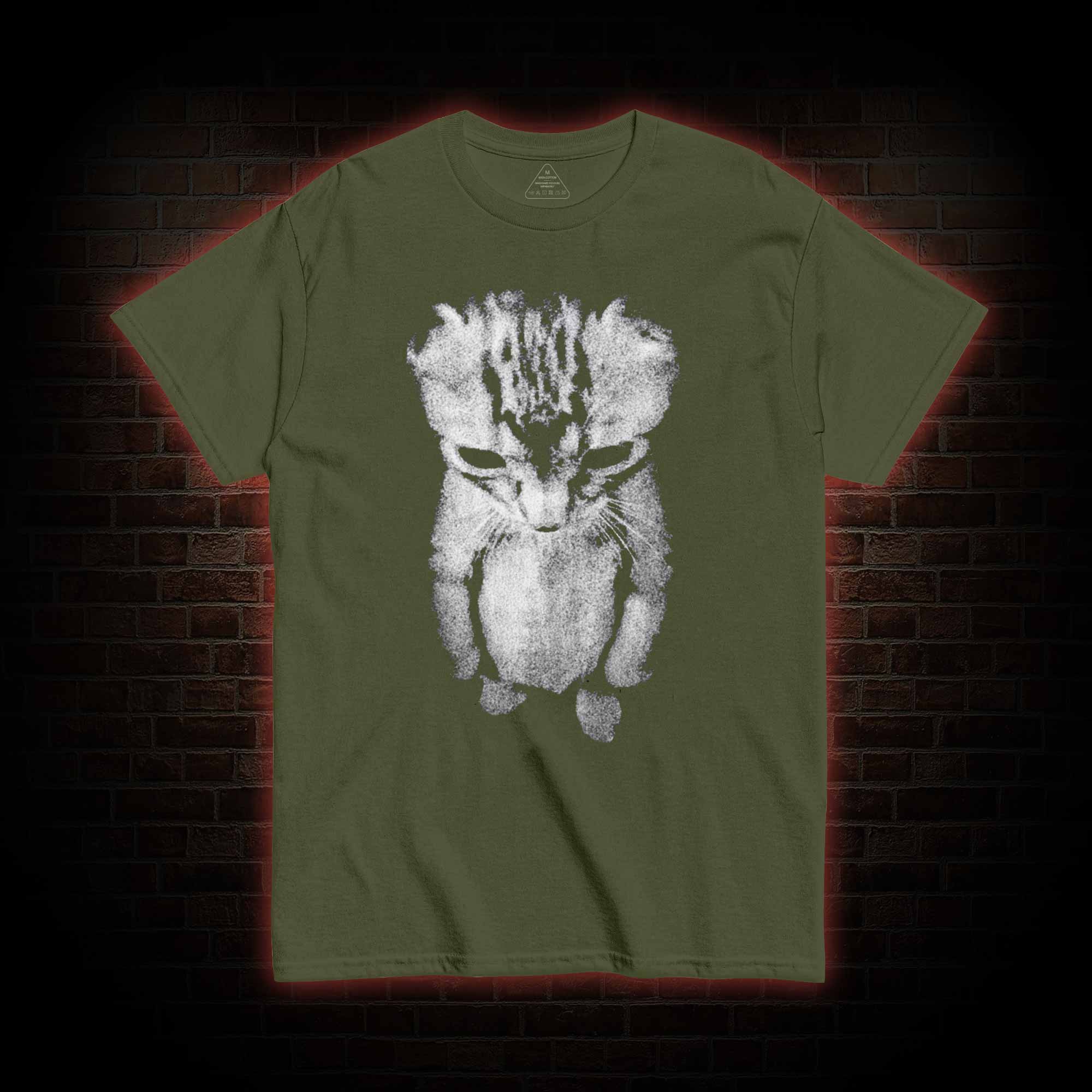 Sad Kitten Meme Standing Cat T-shirt