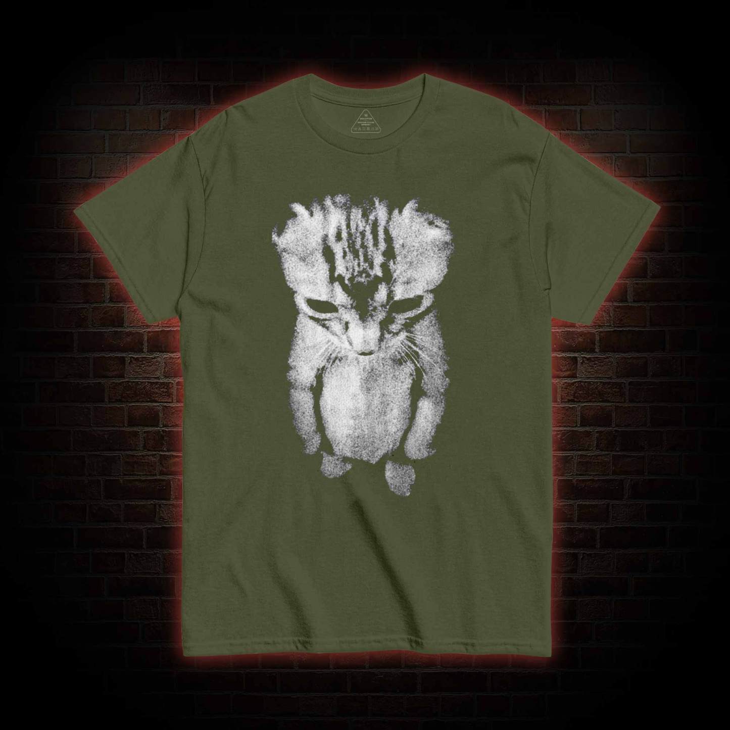 Sad Kitten Meme Standing Cat T-shirt