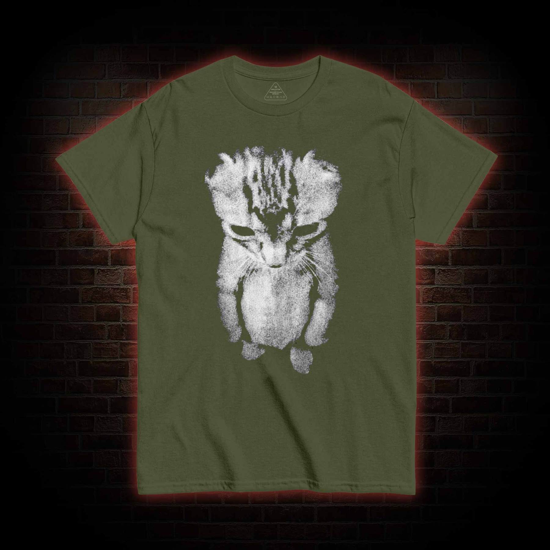 Sad Kitten Meme Standing Cat T-shirt