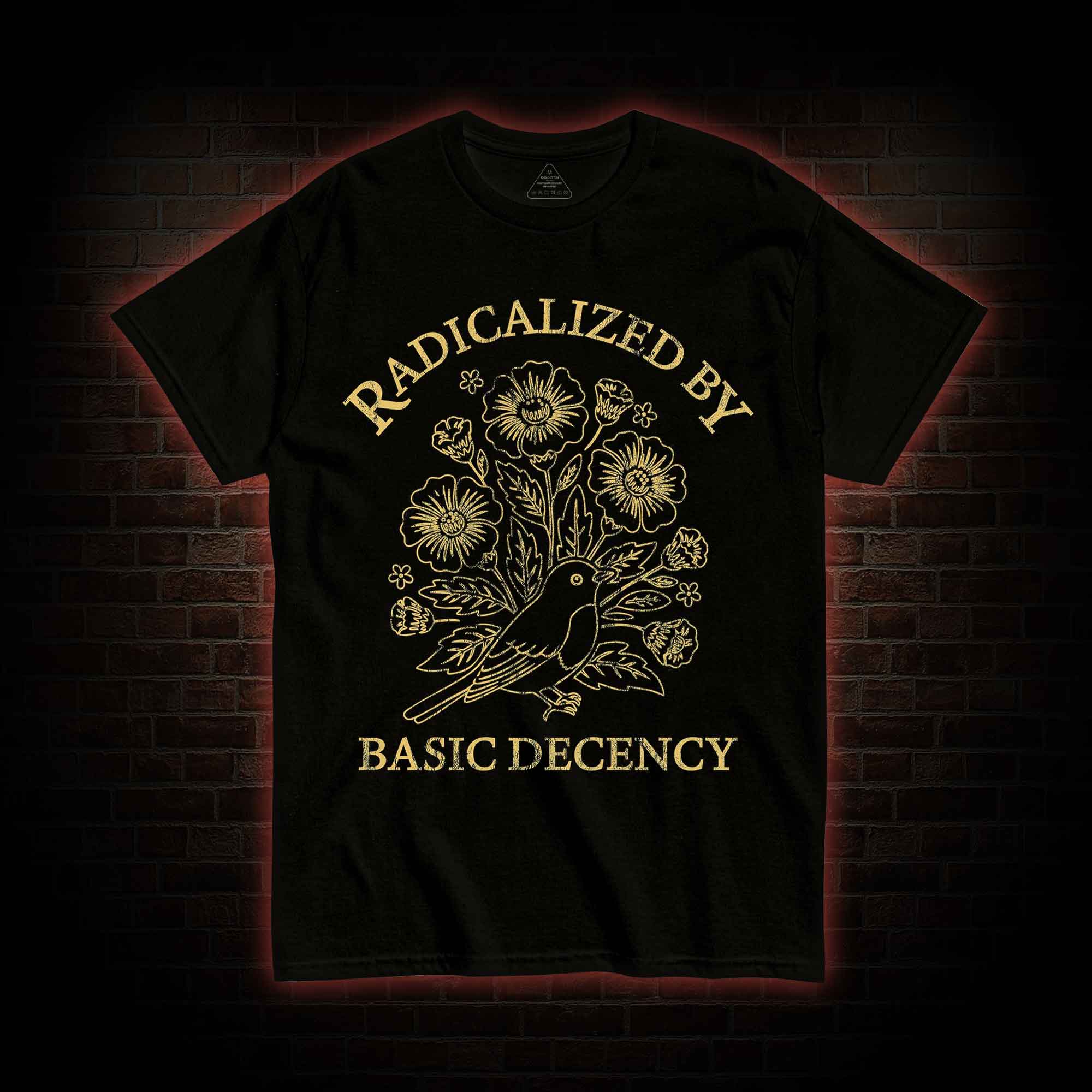 Vintage Radicalized by Basic Decency T-shirt