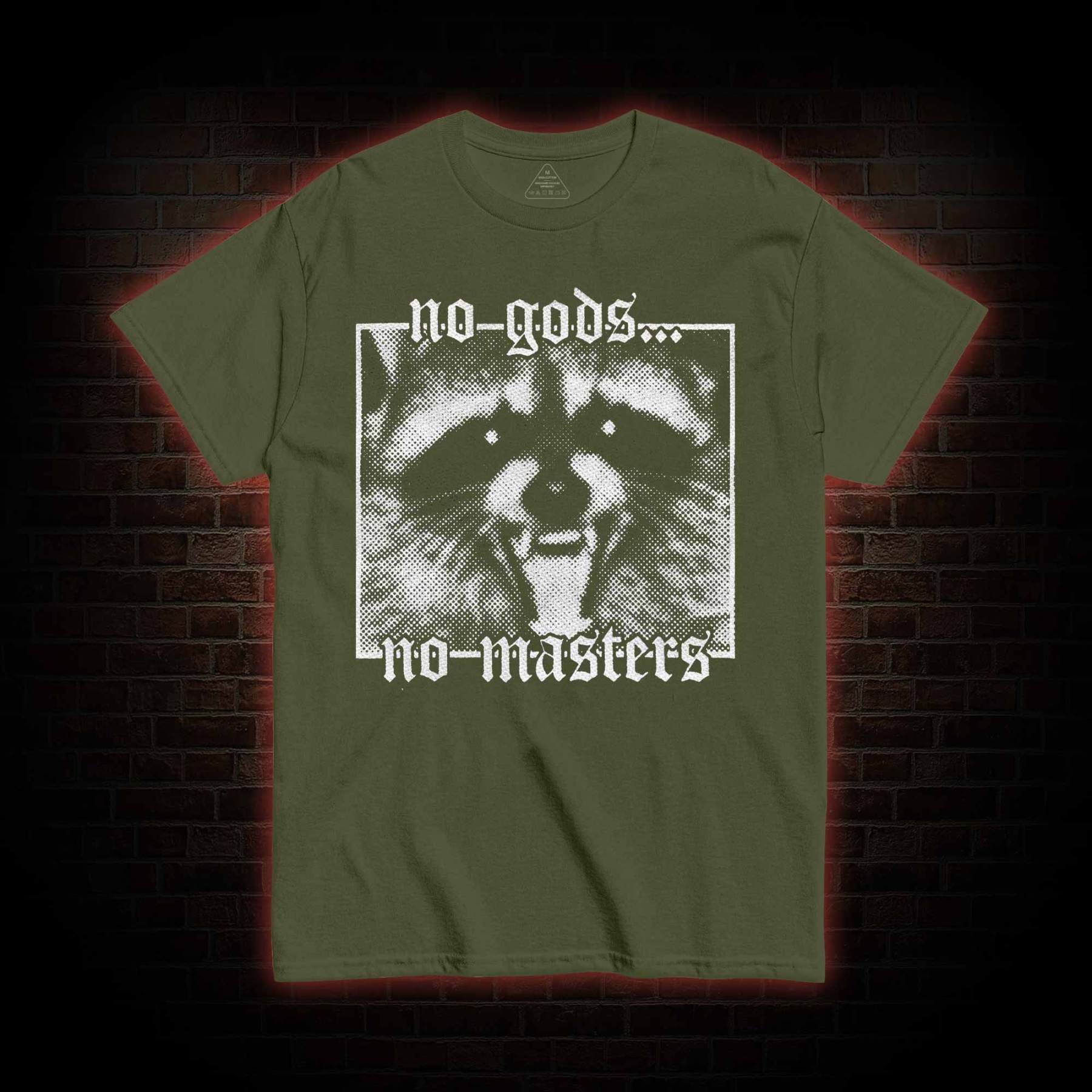 No Gods No Masters Raccoon T-shirt