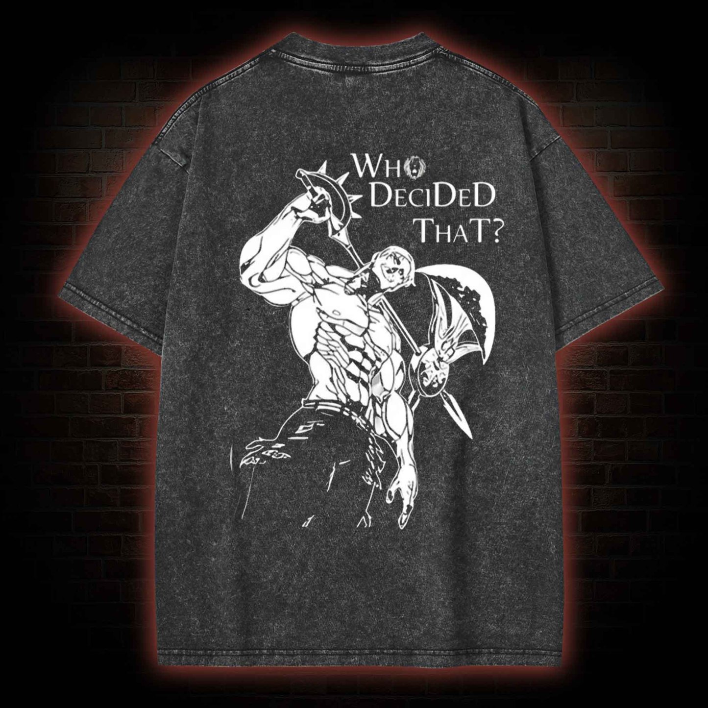 Who Decided that Washed T-shirt