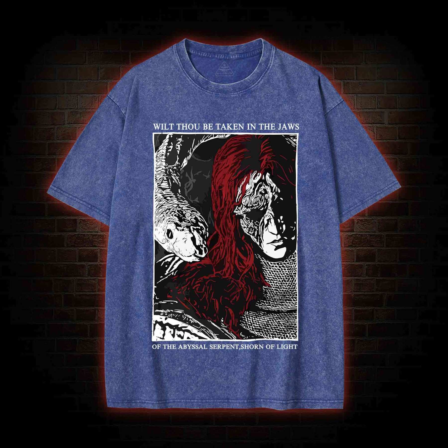 The Abyssal Serpen Washed T-shirt