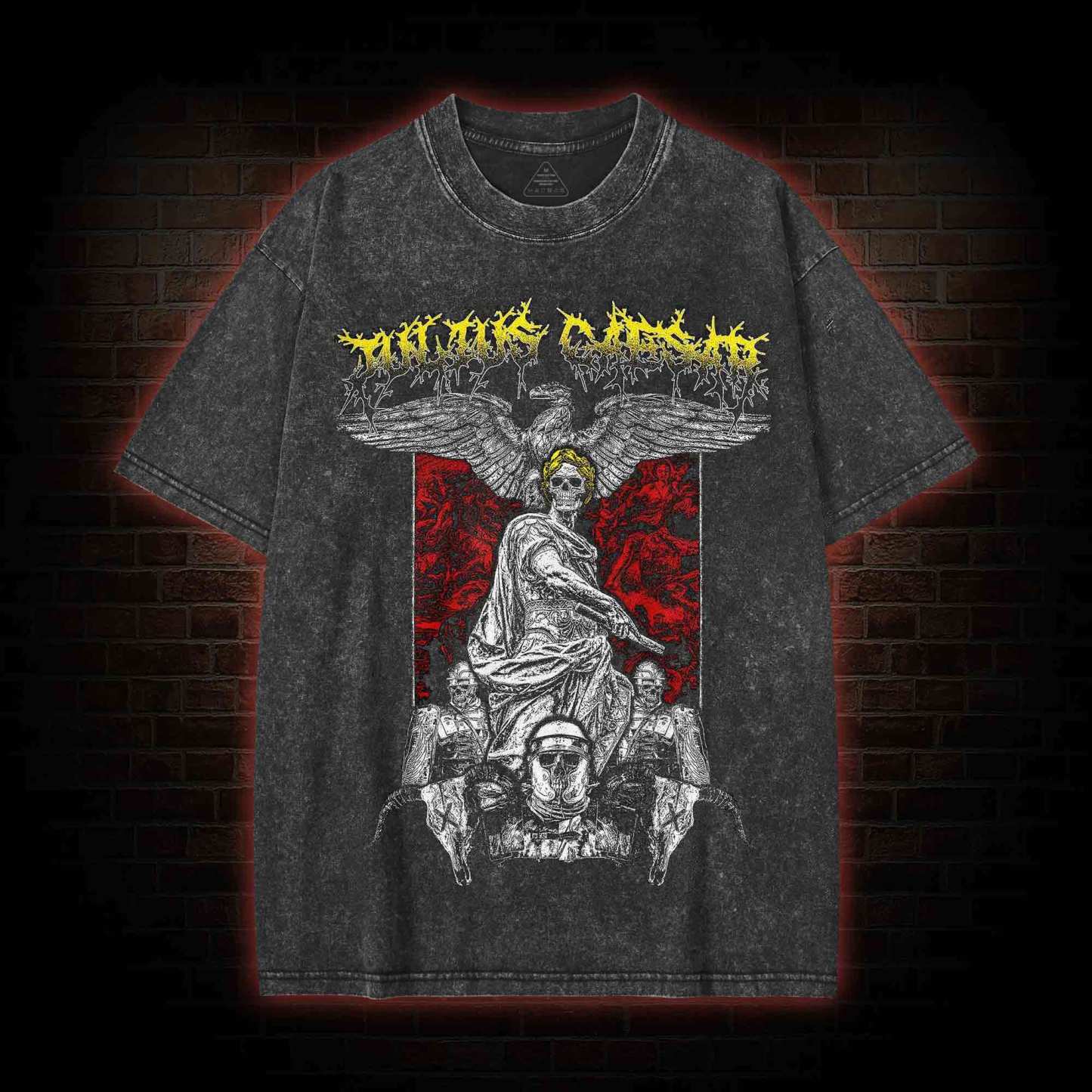Caesar Roman Empire Washed T-shirt