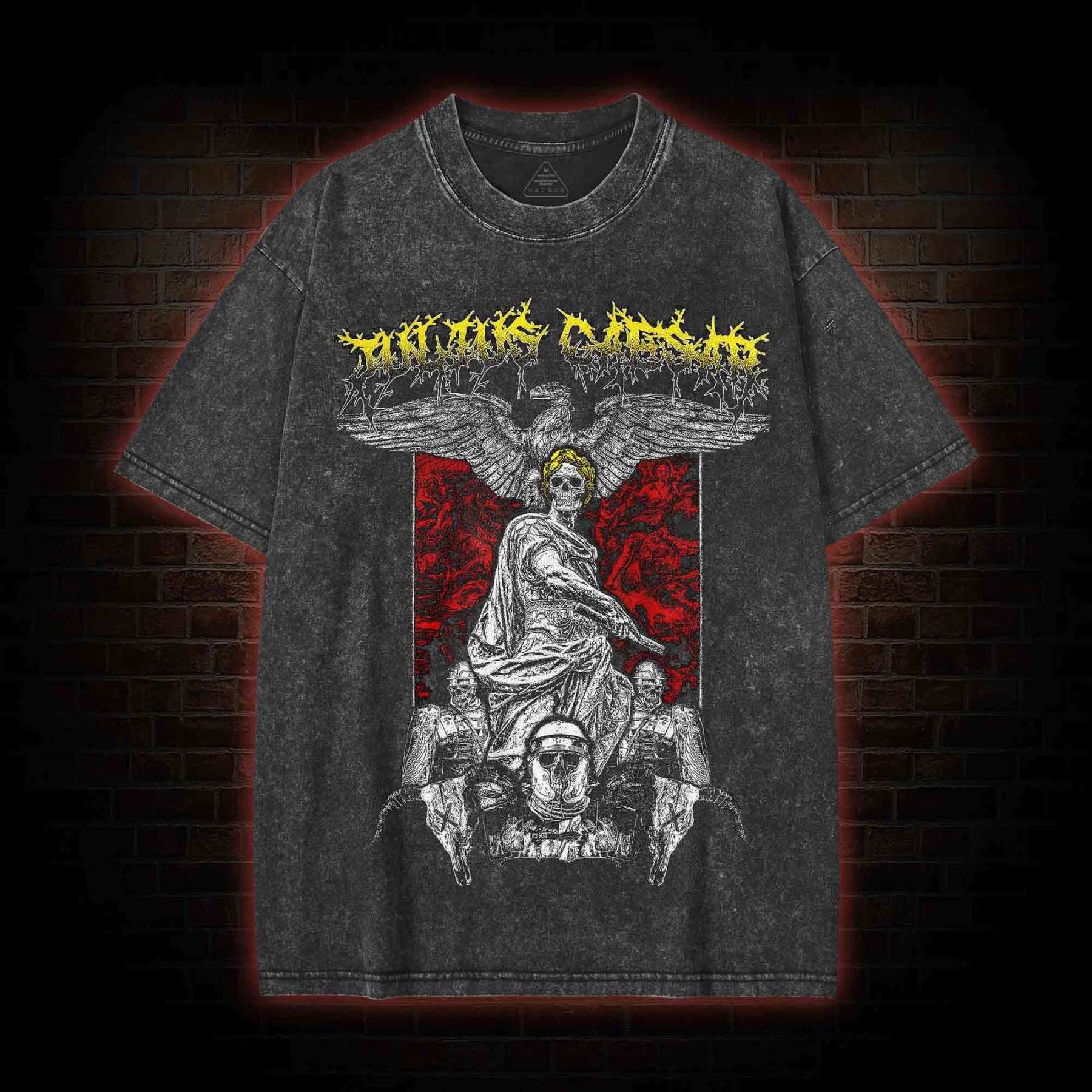 Caesar Roman Empire Washed T-shirt