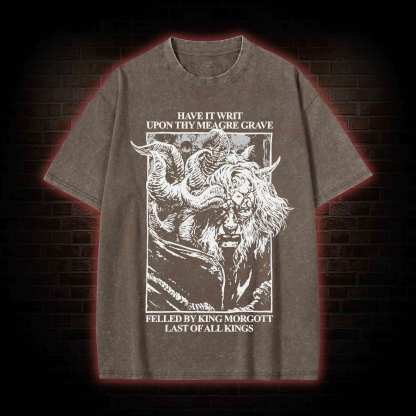 The Omen King Washed T-shirt