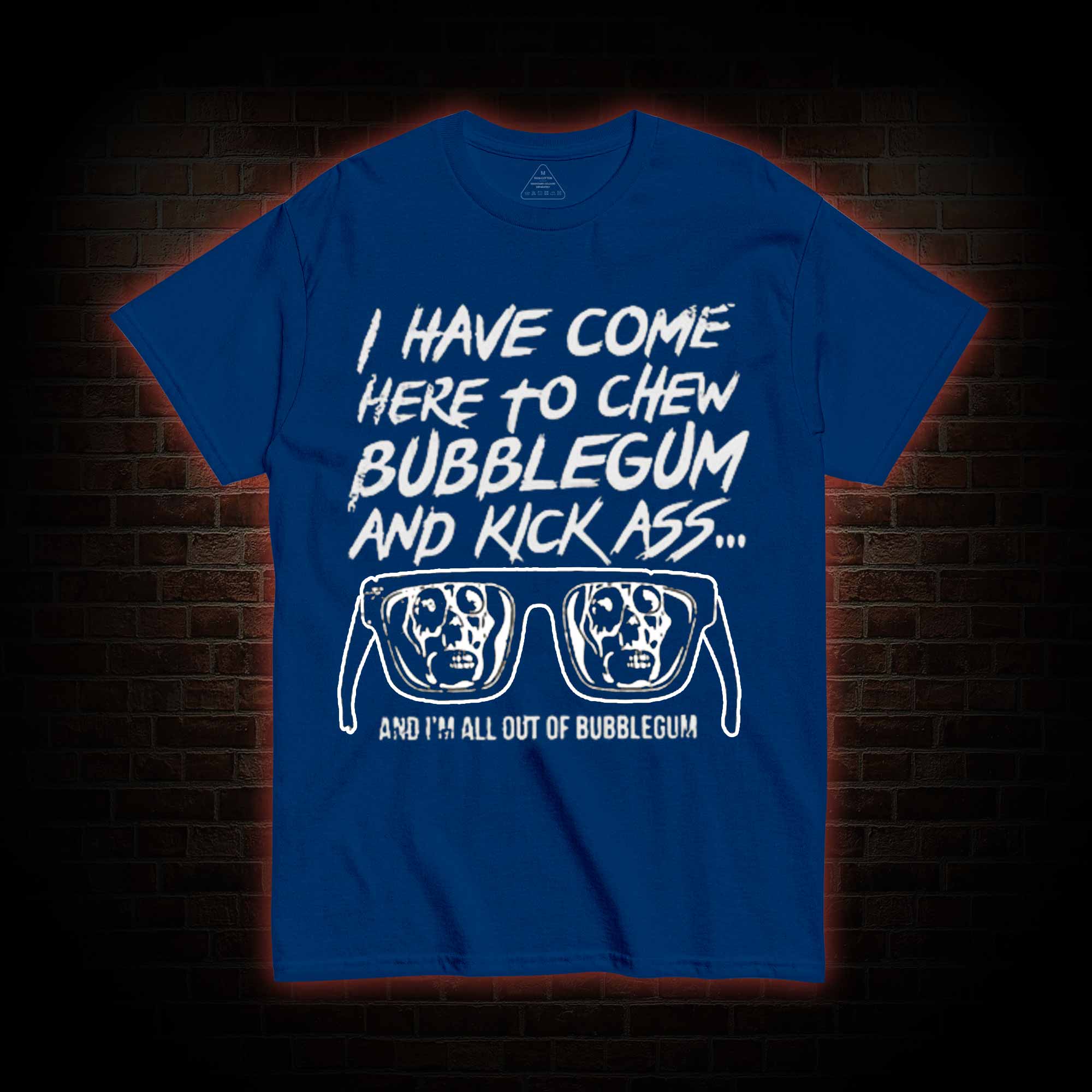 I Have Come Here to Chew Bubblegum and Kick Ass T-shirt