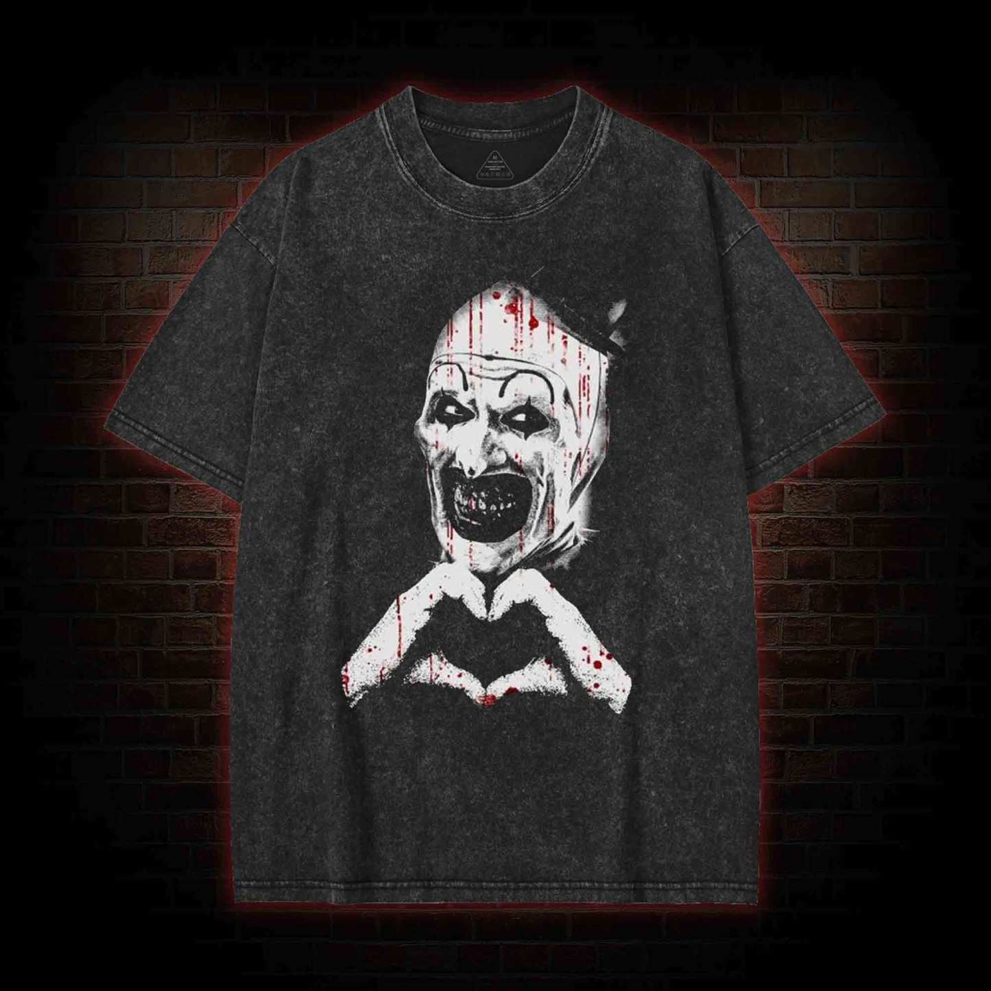 He's Silent but Deadly Washed T-shirt