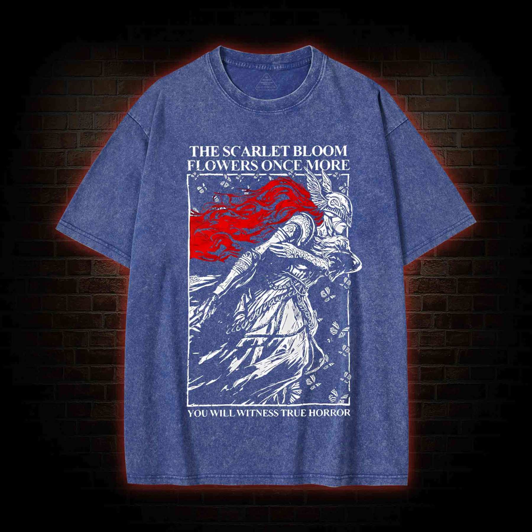 The Scarlet Flowers Washed T-shirt