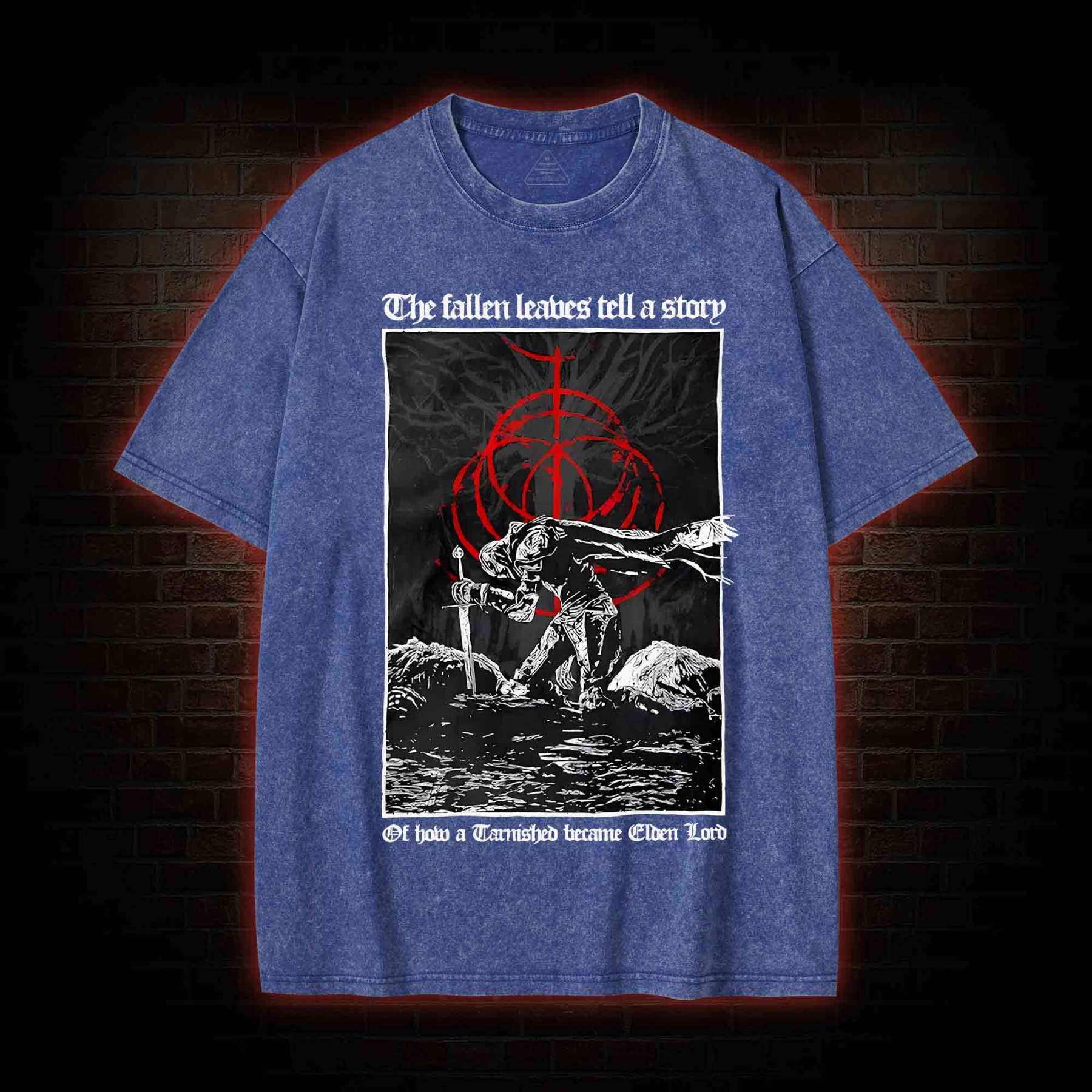 The Fallen Leaves Tell a Story Washed T-shirt