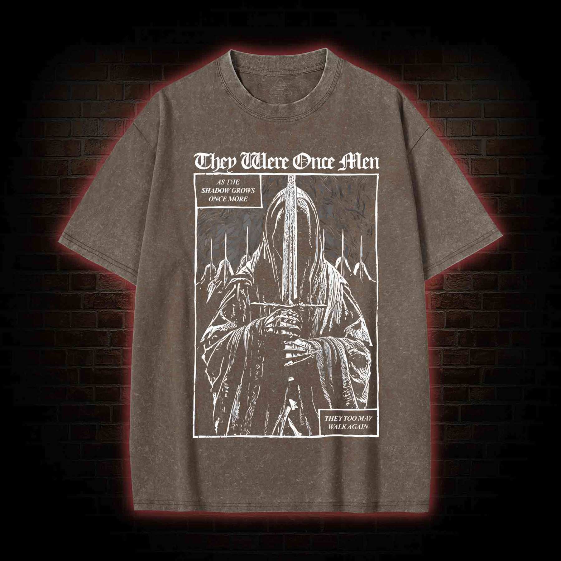 They Were Once Men Washed T-shirt