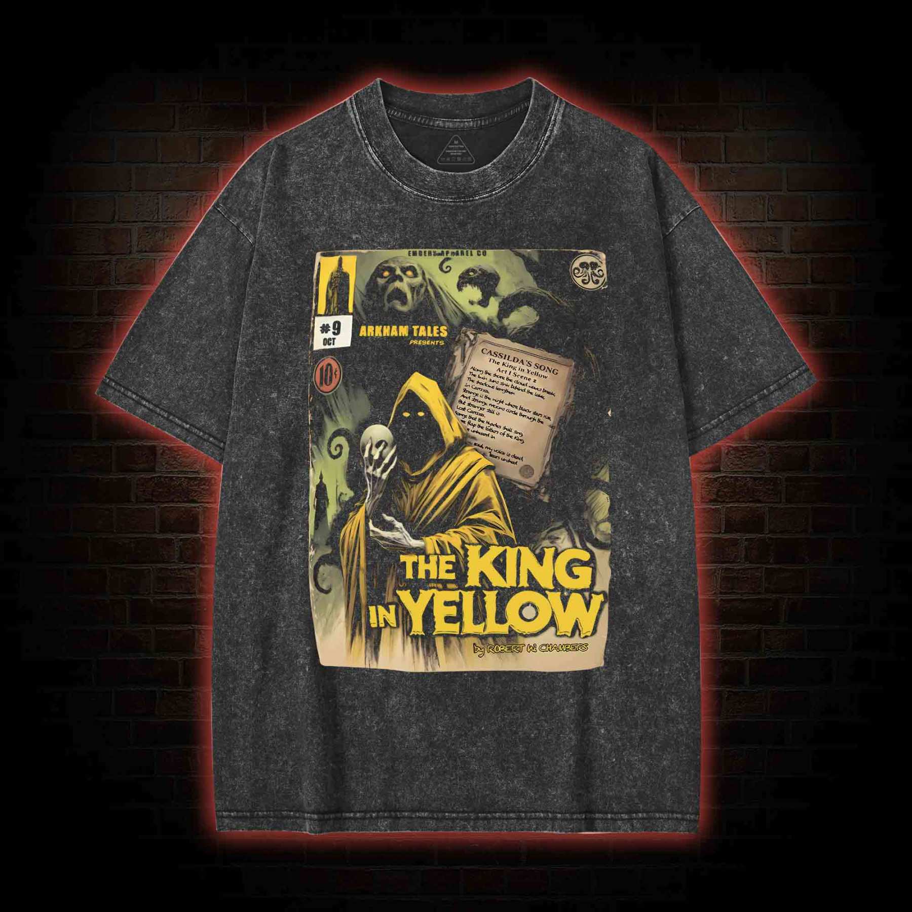 The King In Yellow Washed T-shirt