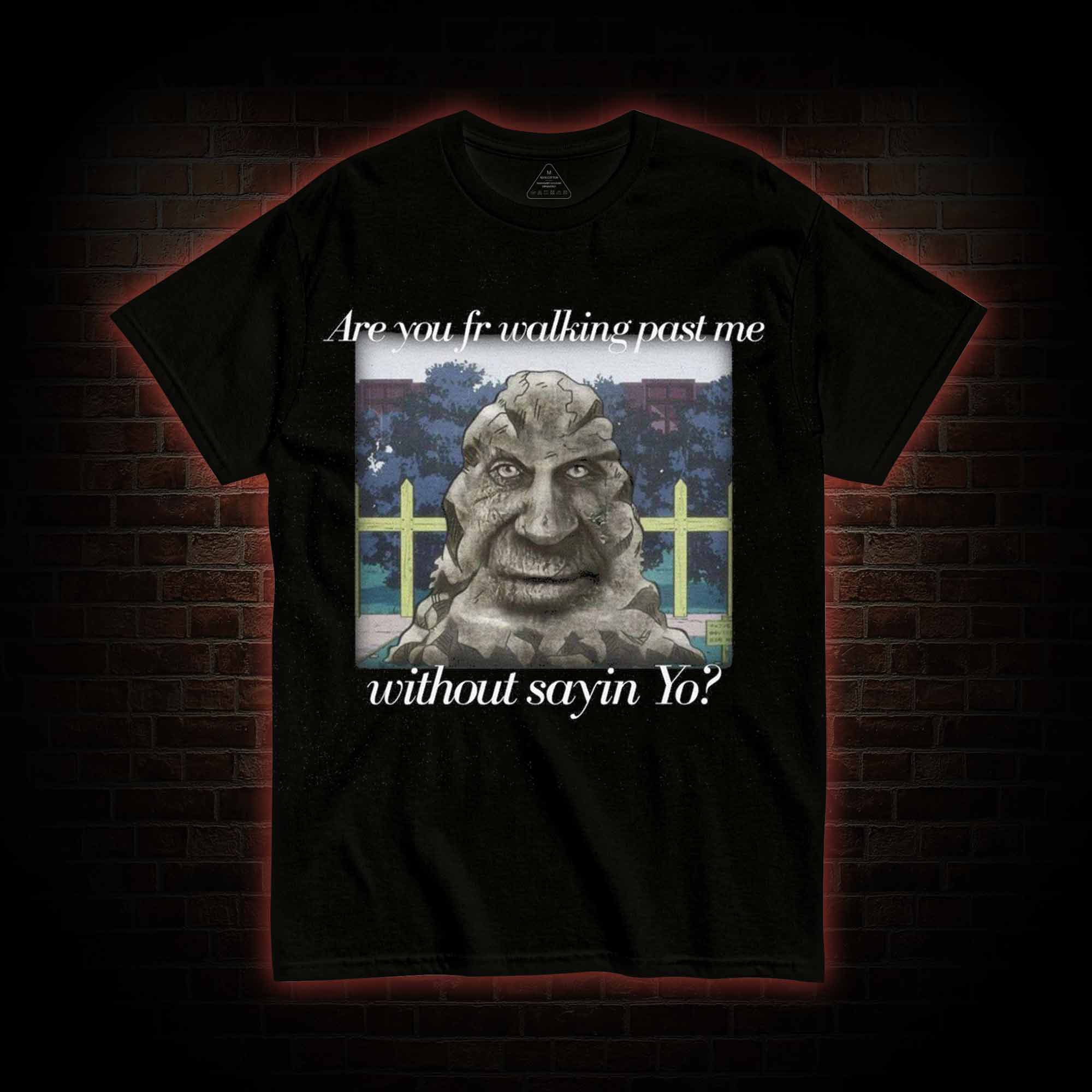 Yo Angelo Josuke Anime Meme T-shirt