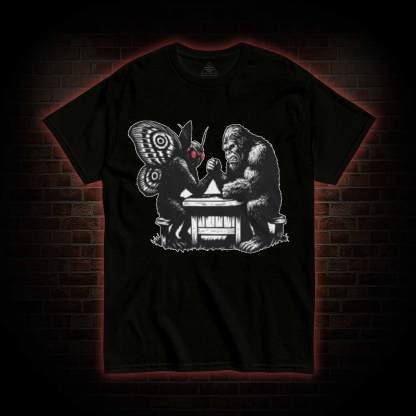 Bigfoot V Mothman T-shirt