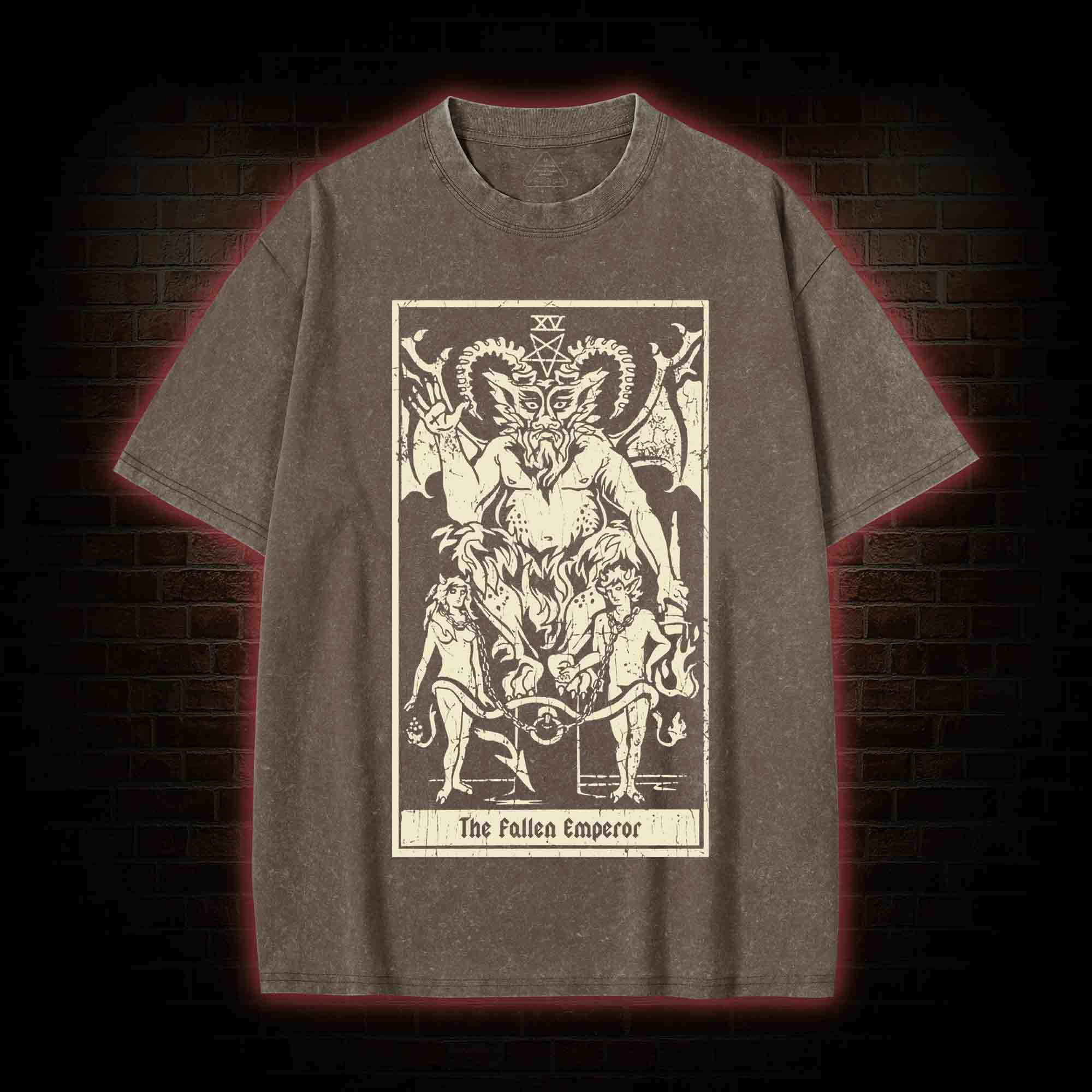 The Fallen Emperor Washed T-shirt
