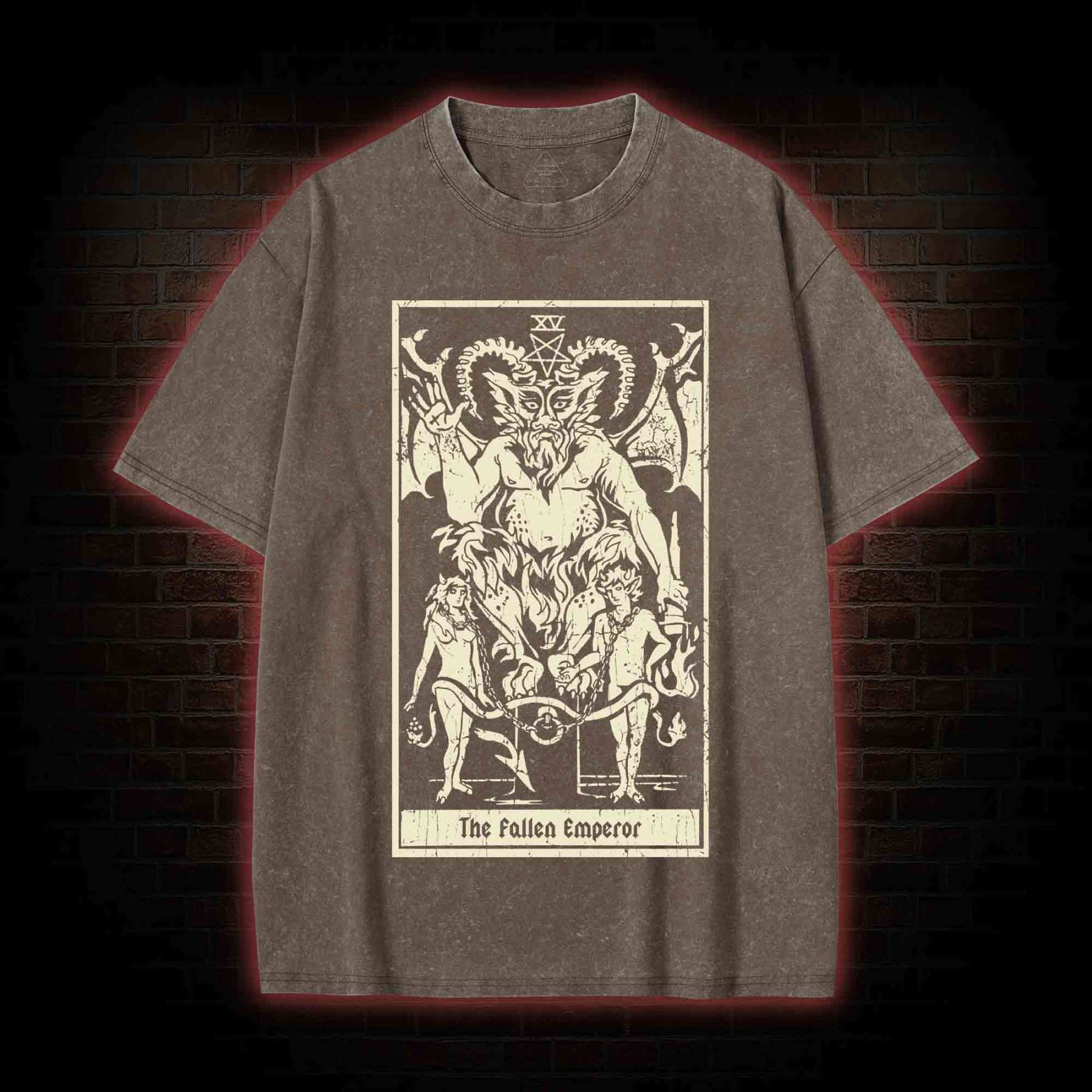 The Fallen Emperor Washed T-shirt